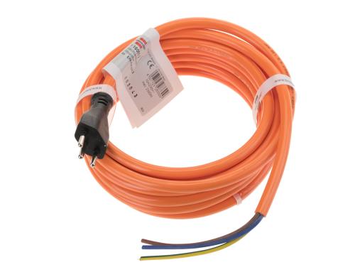 Anschlussleitung PU mit einseitigem Stecker 5m, orange, 3-polig, T12