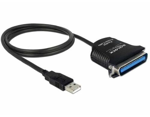 Schnittstellenkabel Delock USB auf Cen36 USB zu Centronics 36 Pol, 0.8 m