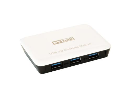 exSys EX-1123-N, 3 Port USB 3.0 HUB und 1 Ethernet 1Gigabit LAN, inkl. Netzteil