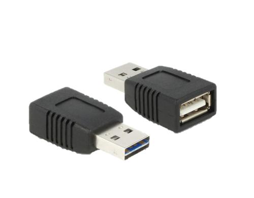 USB2.0 Easy Adapter: A-Buchse zu B-Stecker Stecker beidseitig verwendbar