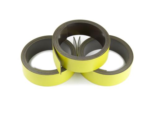 Supermagnet Magnetband gelb Breite: 20mm, Lnge: 1m