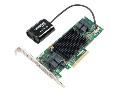 Adaptec RAID 81605ZQ:PCI-Ex8 RAIDKontroller 12Gbps SAS3, MD2, 4xSFF-8643