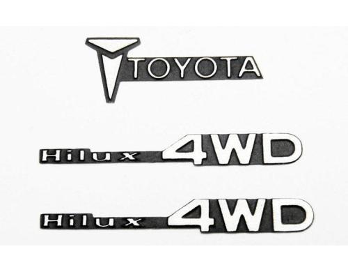 RC4WD CCHand Toyota Hilux Emblem Set Massstab 1:10