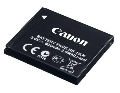 Canon Lithium-Ionen-Akku NB-11LH, 800 mAh / 3,6 V, fr Ixus 285HS/180/175