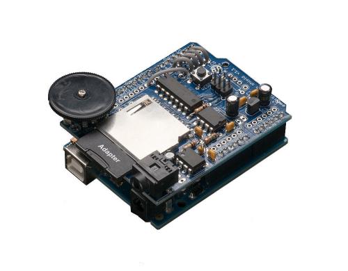 Adafruit Wave Audio Shield fr Arduino 22Khz, 12bit, inkl.SD-Card Slot