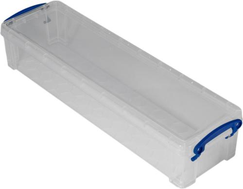 Really Useful Box 1.5 Liter klar Kunststoffbox, 355x100x070