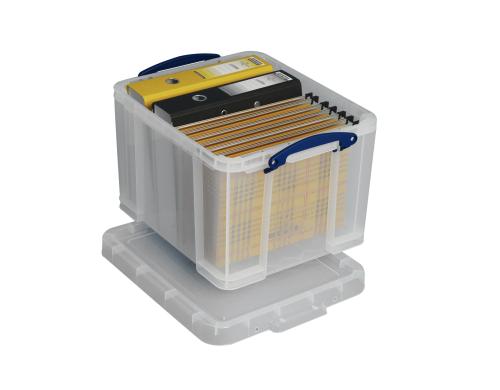 Really Useful Box 35.0 Liter klar Kunststoffbox, 480x390x310