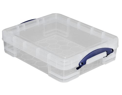Really Useful Box 11.0 Liter klar Kunststoffbox, 456x356x120