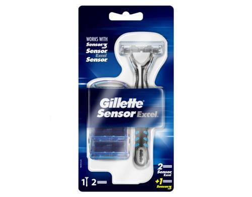 Gillette Rasierer SensorExcel Universal inkl. 3 Klingen