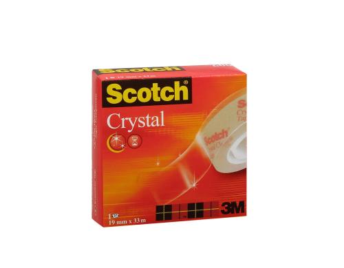 3M Scotch Crystal 19mm x 33m kristallklar 1 Rolle