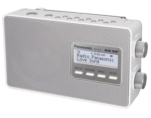 Panasonic RF-D10EG-W, weiss, DAB+ Radio Handliches Digitalradio
