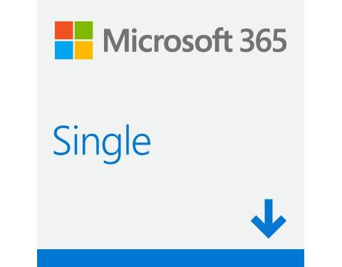 Microsoft 365 Single ESD, Miete, Jahreslizenz, DE,FR,IT