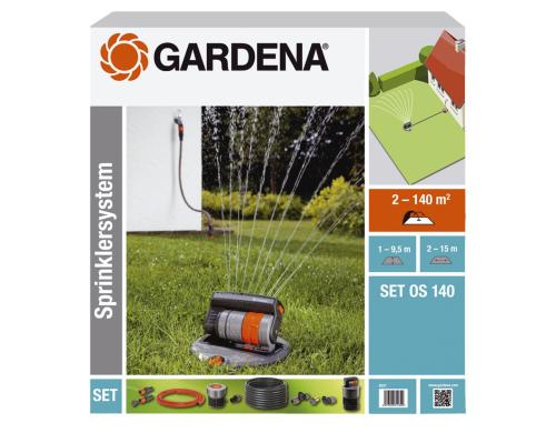 GARDENA Sprinklersystem Komplett-Set 8221 Unterirdisches Sprinklersysten
