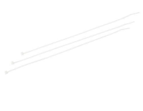 Kabelbinder 300 x 3.6mm, 100 Stück transparent