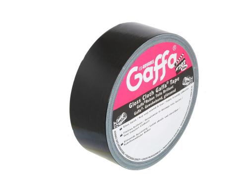 Advance AT202 Gaffa-Tape schwarz Gewebeband, 50 mm breit, 50m lang