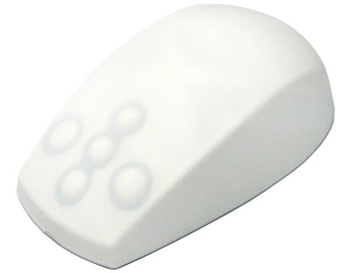 Active Key IP 68 Laser Mouse wireless weiss, USB 2.4 GHz, desinfizierbare Maus