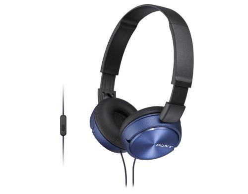 Sony MDR-ZX310APL, aufliegender Kopfhrer blau, geschlossen, faltbar
