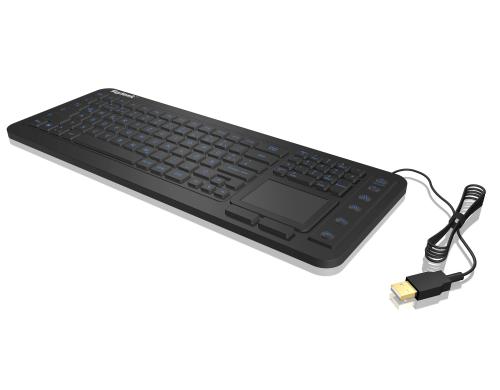 KeySonic Silikon-Tastatur m. USB, IP68