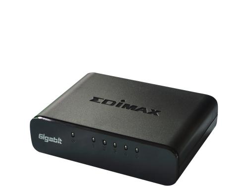 Edimax ES-5500G V3: 5 Port Switch, 1Gbps Stromversorgung optional ber USB