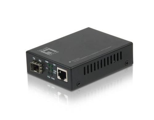 LevelOne GVT-2000: Media Konverter RJ45-SFP 1Gbps Ethernet, SFP, 550m-70km