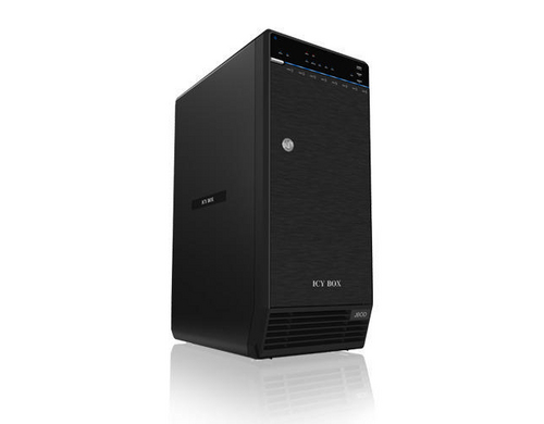 ICY BOX ext. 8x3.5 Gehuse IB-3680SU3 schwarz, USB3.0, eSATA, 8 HDD