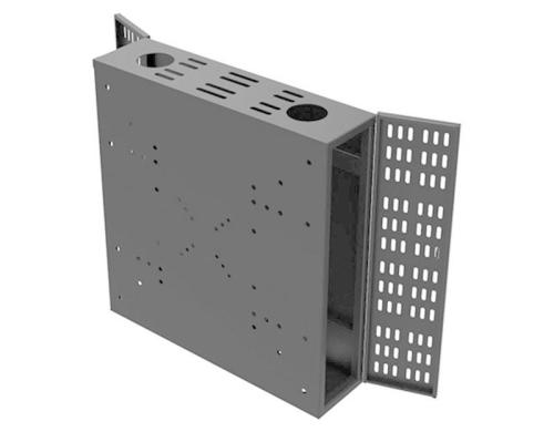 Multibrackets Digital Signage Box Einfache Montage, 485x480x120mm Aluminum