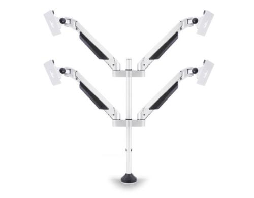 Multibrackets Monitorarm Quad weiss Min. 2 kg  Max. 10 kg Tragkraft pro Screen