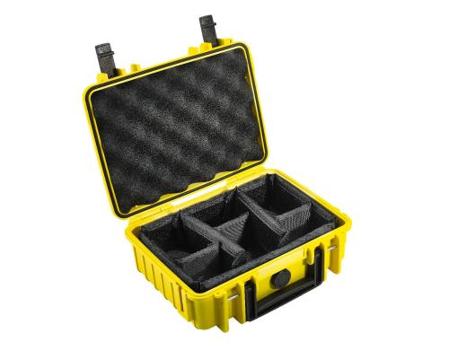 B&W Outdoor-Koffer Typ 1000 - RPD gelb Innenmasse: 249x177x94mm