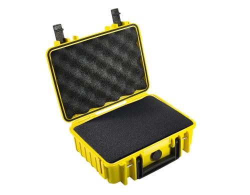 B&W Outdoor-Koffer Typ 1000 - SI gelb Innenmasse: 249x177x94mm