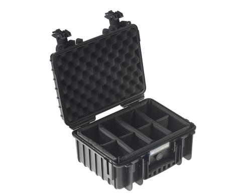 B&W Outdoor-Koffer Typ 3000 - RPD schwarz Innenmasse: 329x233x152mm