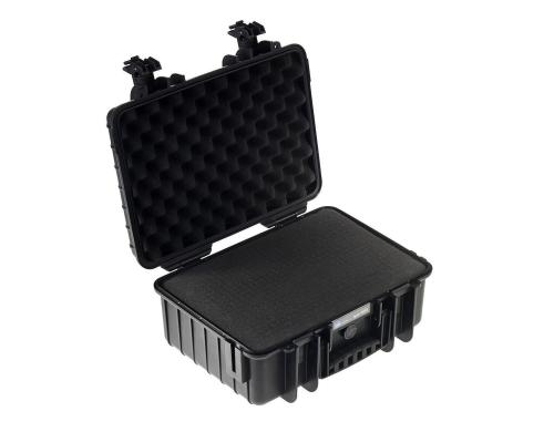 B&W Outdoor-Koffer Typ 4000 - SI schwarz Innenmasse: 384x268x164mm