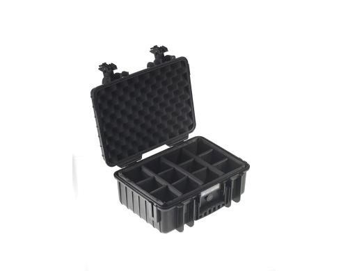 B&W Outdoor-Koffer Typ 4000 - RPD schwarz Innenmasse: 384x268x164mm