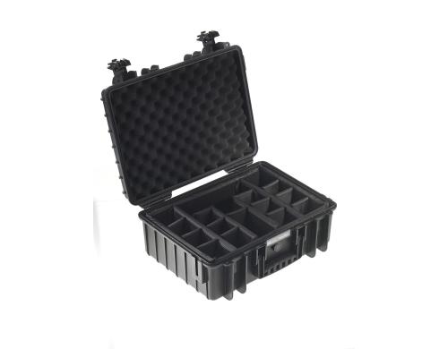 B&W Outdoor-Koffer Typ 5000 - RPD schwarz Innenmasse: 432x301x170mm
