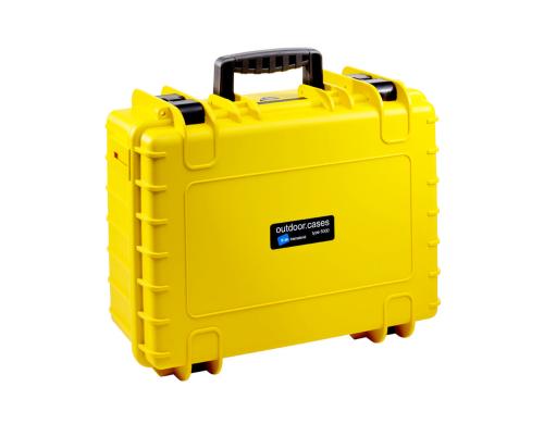 B&W Outdoor-Koffer Typ 5000 - SI gelb Innenmasse: 432x301x170mm