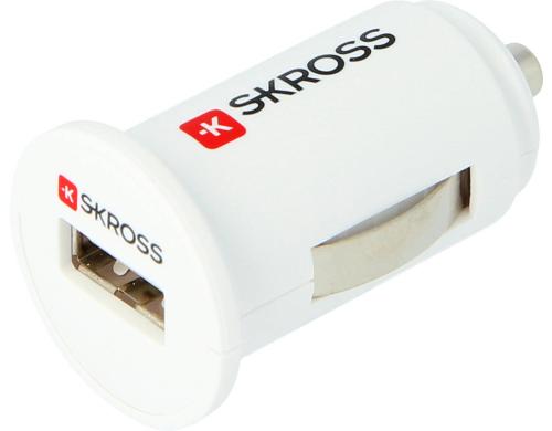 SKROSS Midget USB Car Charger USB Autoladegrt 2.1 A, weiss