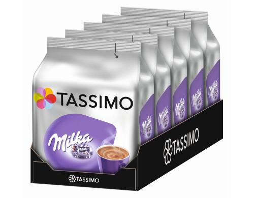 Tassimo T DISC Milka Kakao-Spezialitt Karton  5 Packungen (mit je 8 Portionen)