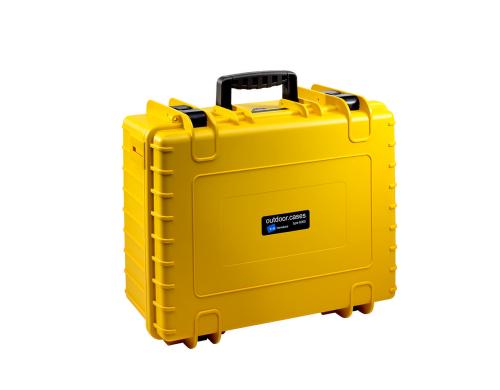B&W Outdoor-Koffer Typ 6000 - SI gelb Innenmasse: 473x351x197mm