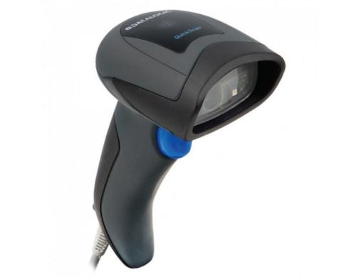 Barcodescanner Datalogic QuickScan QW2120, Black, USB Kit, inkl. Stnder,