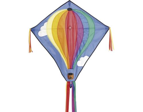 Lenkdrachen Eddy Hot Air Balloon Alter: 5+, Masse 68x68 cm