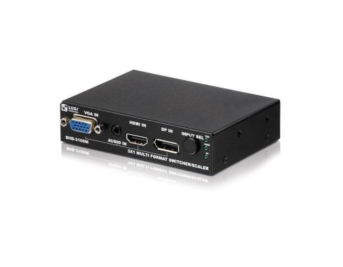 Luxi LU-SHD-310SM Pres Switcher 3x2 HDMI/VGA/DP>2HDMI, Scaler