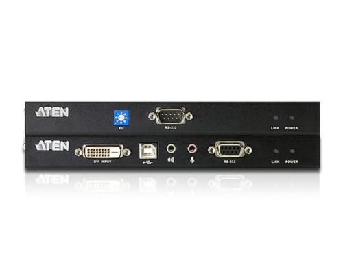 Aten CE600: KVM-Extender, DVI/USB bis 60m Reichweite, bis 1920x1200 Aufl.