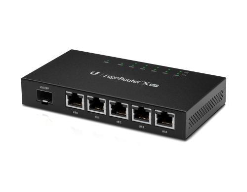 Ubiquiti EdgeRouter X: 6 Ports Managed 880Mhz Dualcore, 256MB, 5x1Gbps, 1xSFP
