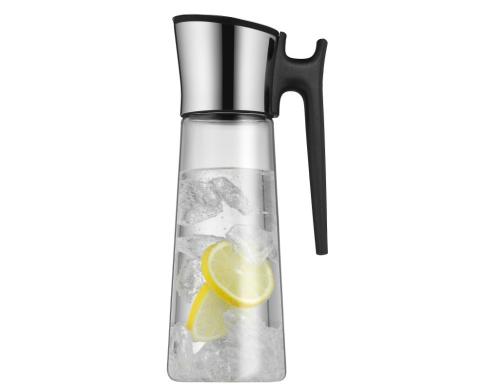 WMF Wasserkaraffe mit Griff 1.5 Liter Edelstahl/Glas