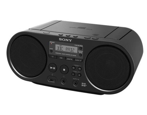 Sony  ZSPS55B, CD-Radiorecorder, 2x 2W RMS, CD-R, CD-RW, MP3, DAB+