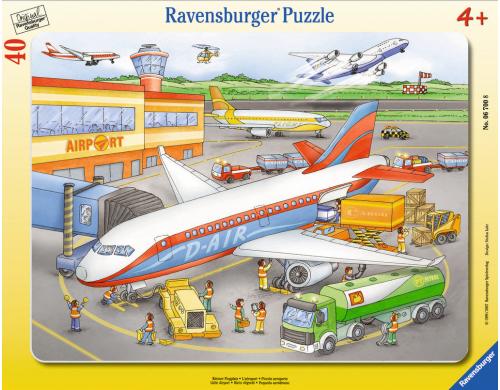 Ravensburger Puzzle, Kleiner Flugplatz Puzzleteile: 40, Alter: 4+