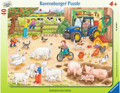 Ravensburger Puzzle, Grosser Bauernhof Puzzleteile: 40, Alter: 4+
