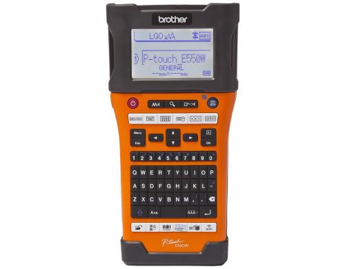 Brother P-touch PT-E550WVP,QWERTZ-Tastatur Beschrifungsgert, inkl.Koffer,Akku,Netzad.