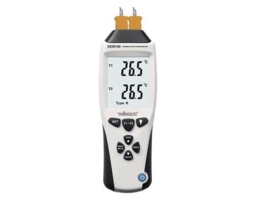 Velleman DEM106 Digitales Thermometer Temperaturbereich: -200C bis 1370C