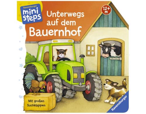 Ravensburger Mini Steps Buch Bauernhof Lern mit mir! 16 Seiten