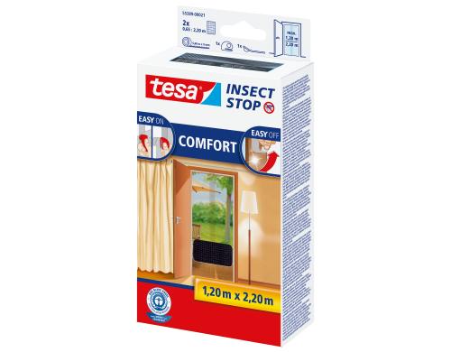 Tesa Insect Stop Comfort Tr anthrazit Grsse: 2x 0.65m x 2.20 m,